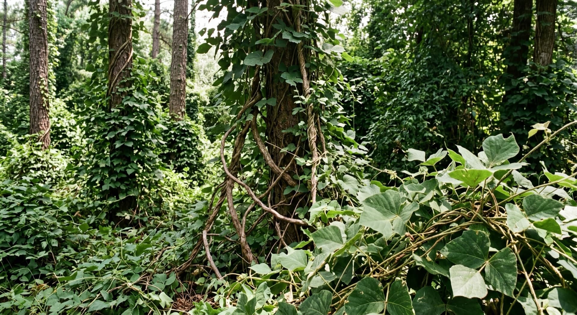 Kudzu and privet removed from overtaken Alabama property